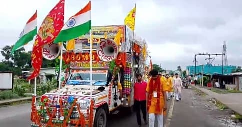 एक ही सहारा, बाबा श्याम हमारा के जयकारों के साथ निकली खाटू श्याम रथ यात्रा