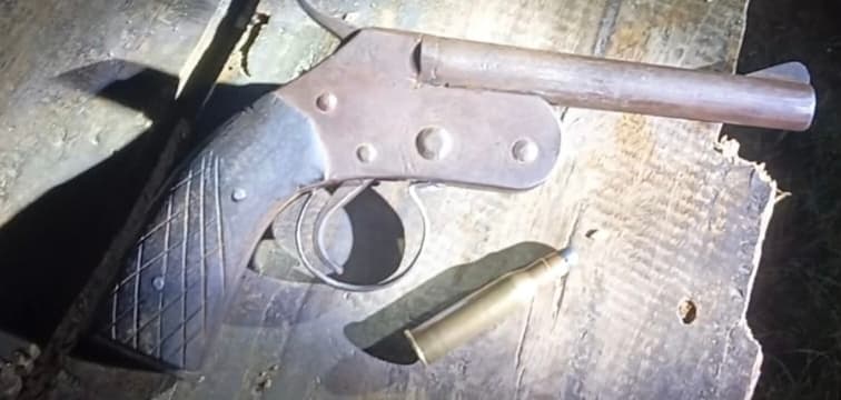 हथियार और कारतूस बरामद, आरोपित फरार