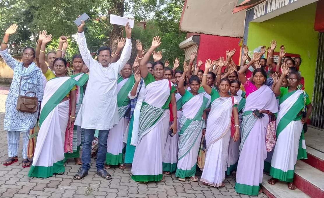 अगले माह जिला मुख्यालय के समक्ष सहियाएं देंगी धरना