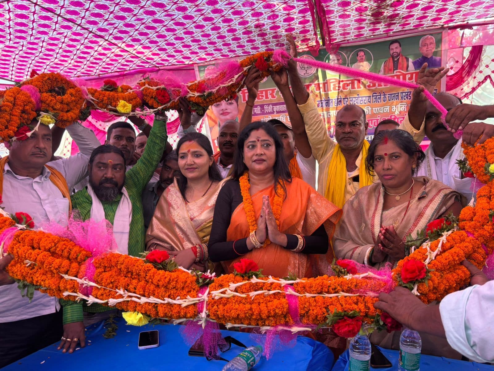 महिला आयोग के सदस्य बनने पर पिंकी का किया स्वागत