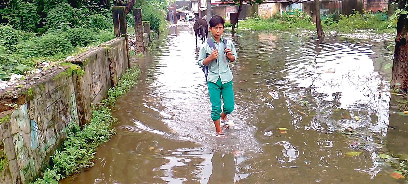 Dhanbad News : चहारदीवारी फांदकर अंदर गये बच्चे, महिला शिक्षिकाओं को चार पहिया वाहन से ले जाया गया स्कूल