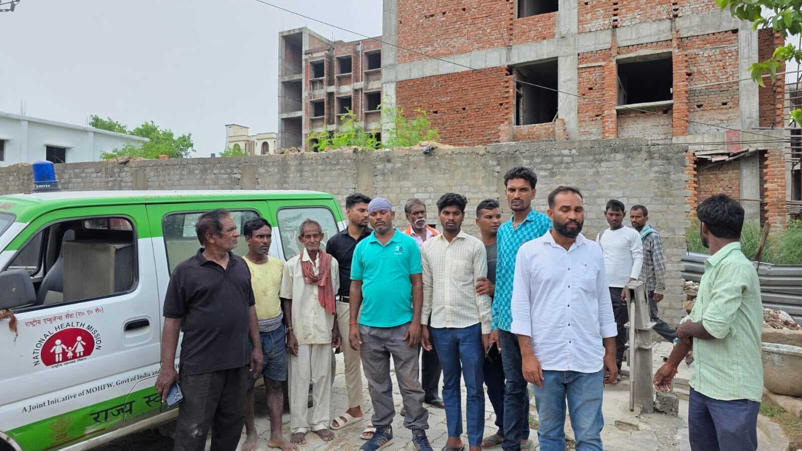 मिर्जापुर गांव हाइटेंशन तार की चपेट में आने से युवा किसान की मौत