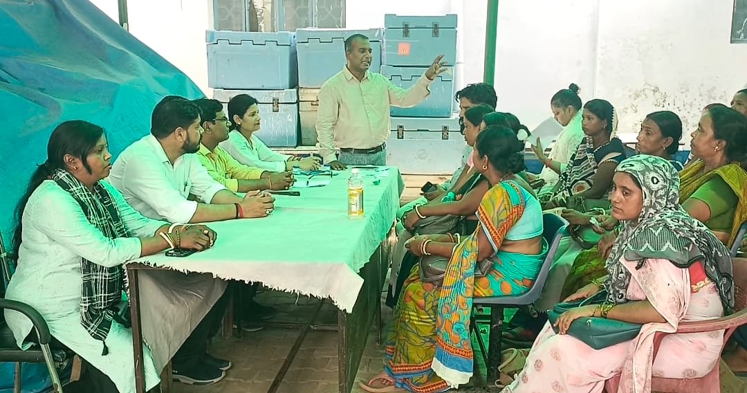 टीबी हारेगा देश जीतेगा के तहत आशा कर्मियों की हुई बैठक