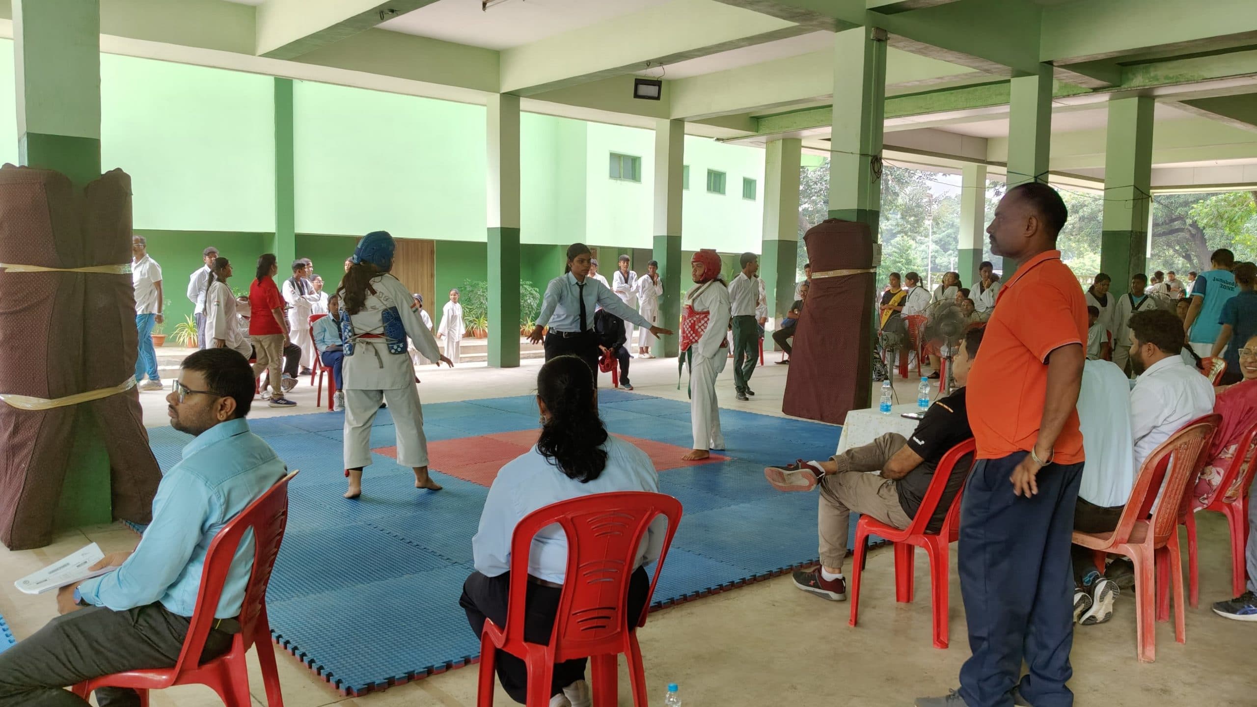 Cisce zonal taikwando trial at lfs telco : केपीएस कदमा और एलएफएस की टीम बनी चैंपियन