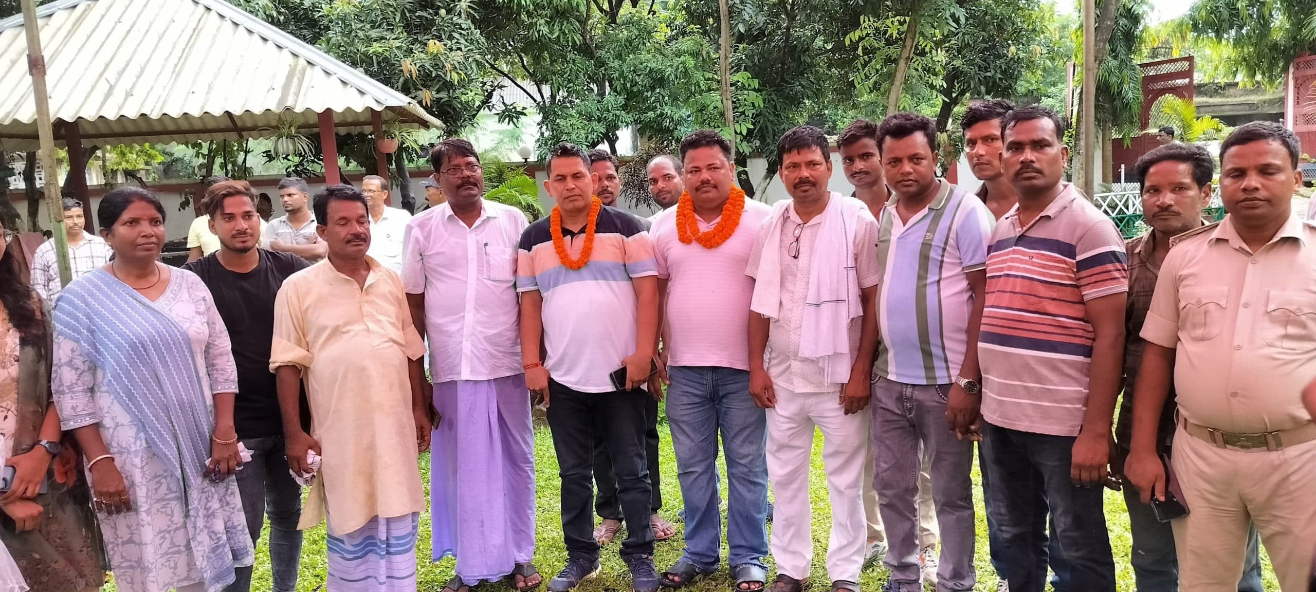 रौटा थाना में पुराने थानाध्यक्ष को विदाई, नये का जोरदार स्वागत