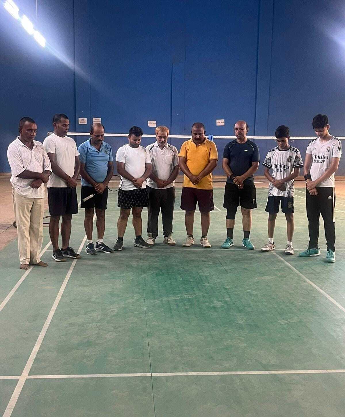 इंडोर स्टेडियम में खिलाड़ियों ने दी सुशील कुमार मोहनका को श्रद्धांजलि