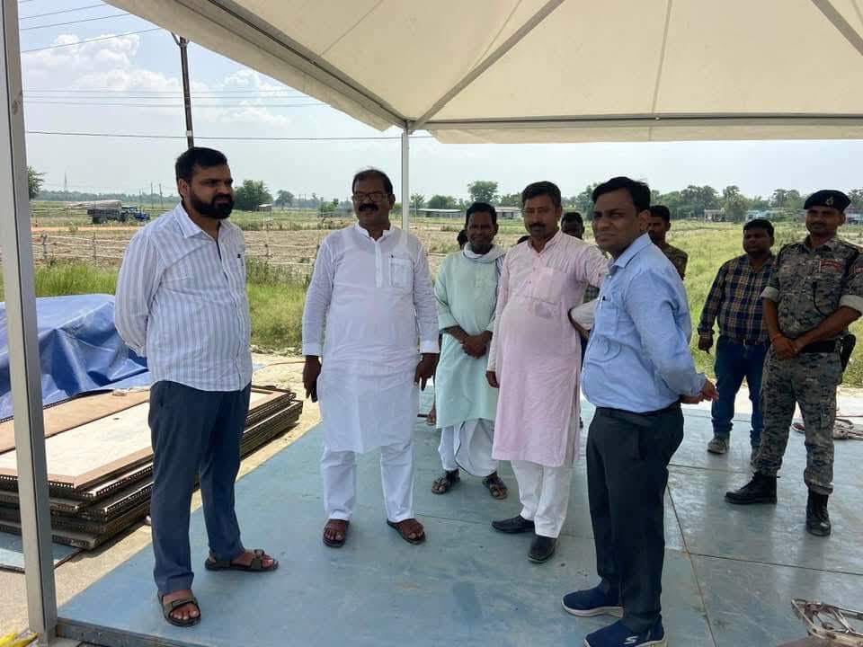 Samastipur News:मुख्यमंत्री के आगमन को लेकर तैयारी युद्ध स्तर पर जारी