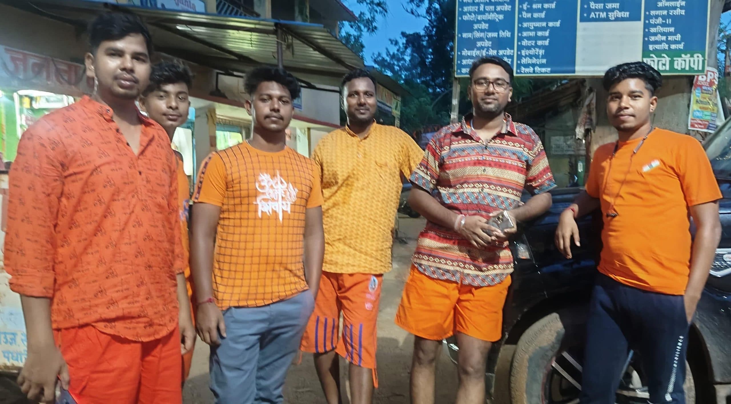 सोनाहातू से बाबानगरी देवघर के लिए जत्था रवाना