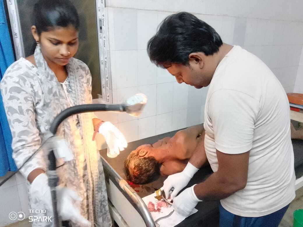 जमीन विवाद में दंपती पर लाठी से हमला, प्राथमिकी दर्ज