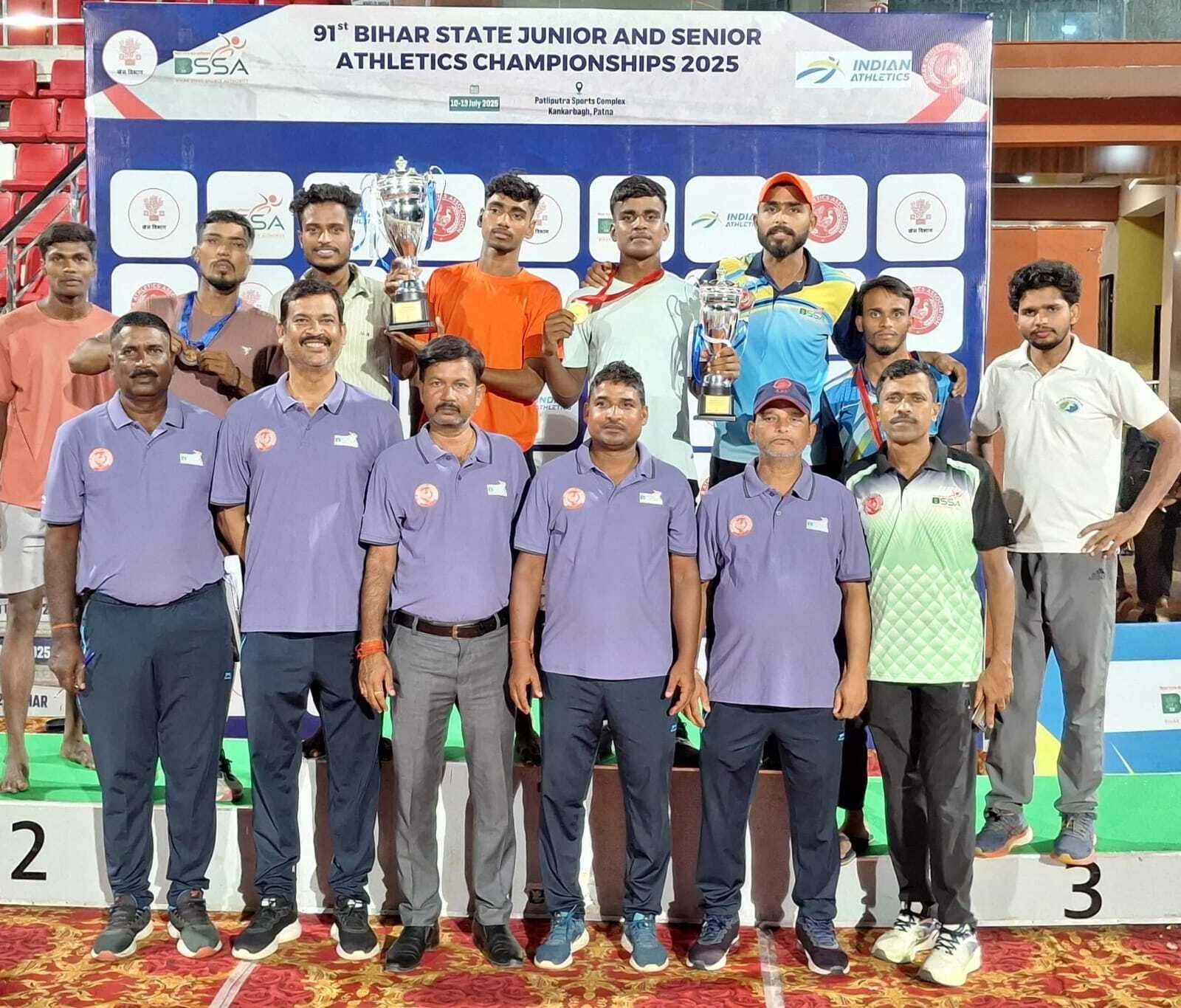 राज्य ओपन एथलेटिक्स में रोहतास के खिलाड़ियों का जलवा, 22 पदक जीत रच दिया इतिहास