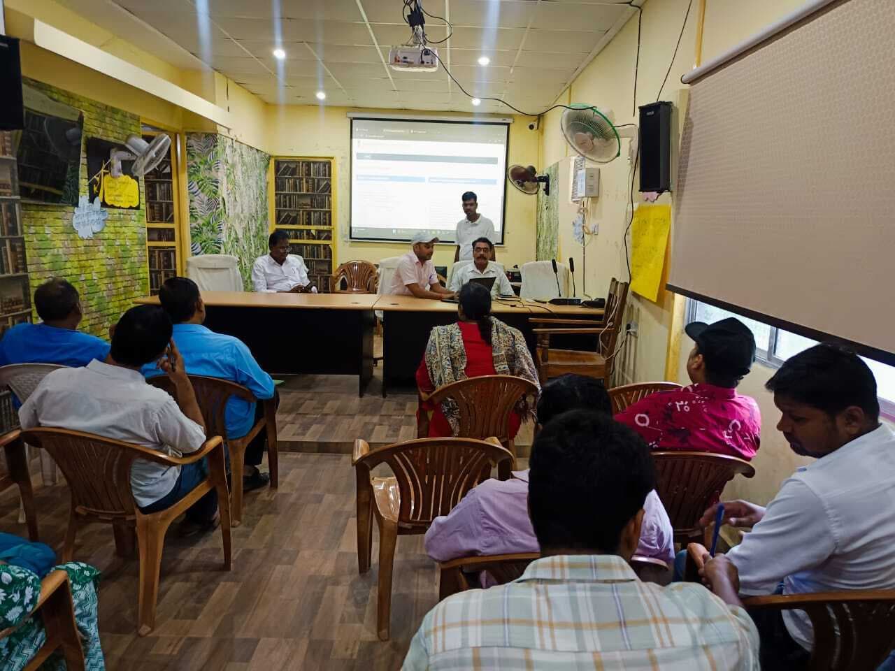 स्वास्थ्य कर्मियों को आइएचआइपी पोर्टल पर डाटा संधारण को लेकर दिया प्रशिक्षण