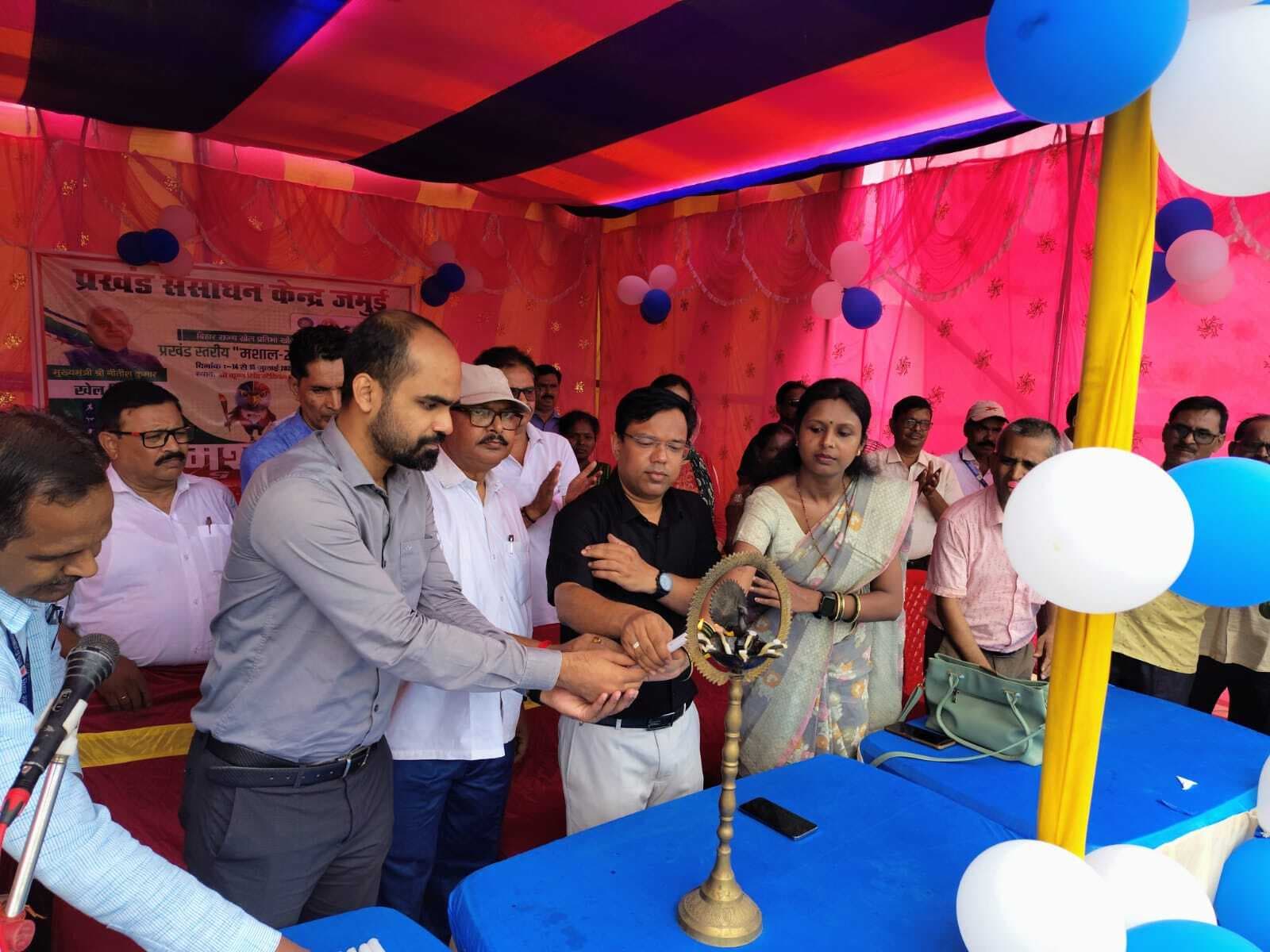 जिला स्तरीय खेलकूद प्रतियोगिता में प्रतिभावान बच्चों ने दिखाया दमखम