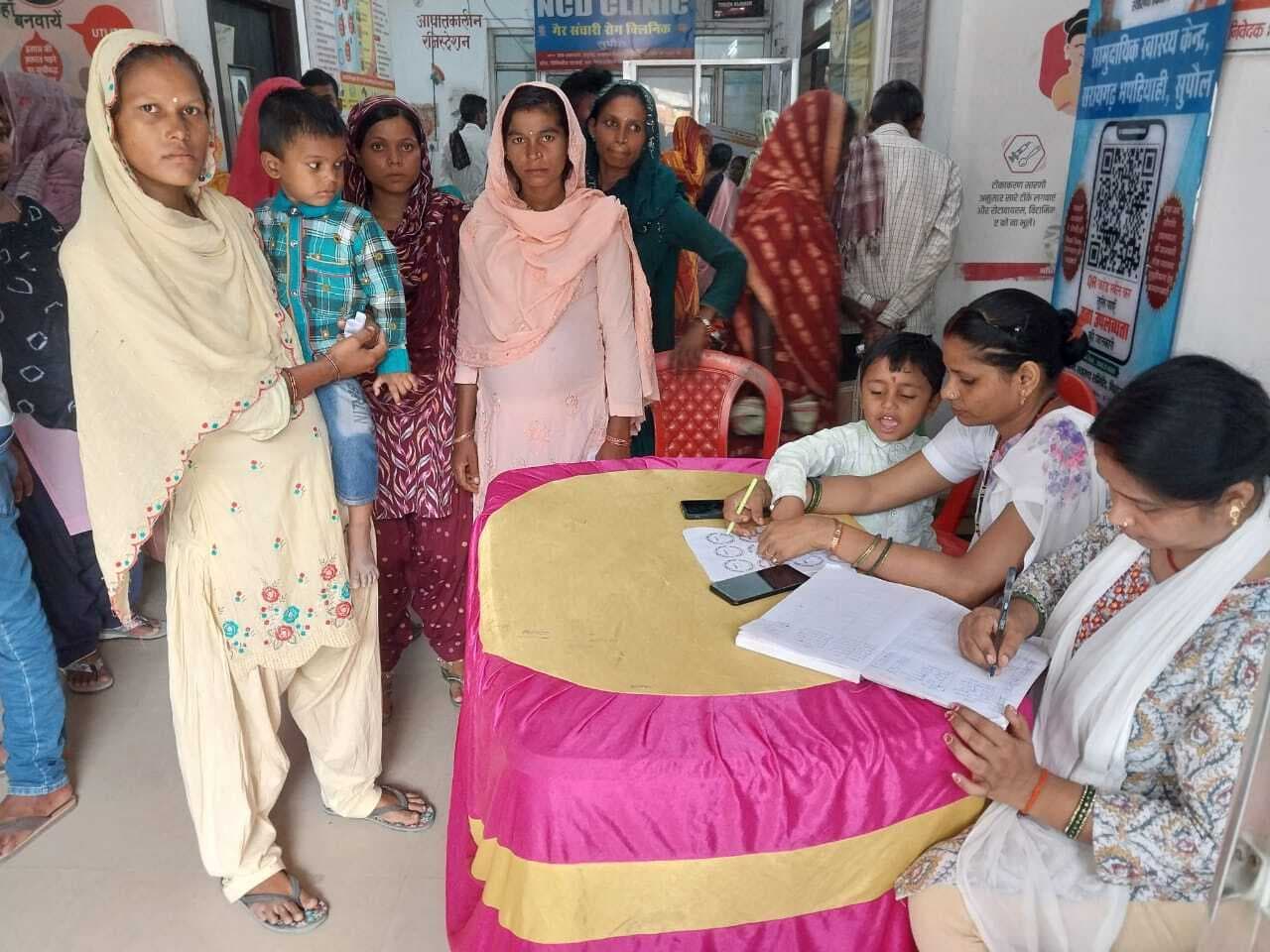 70 गर्भवती महिलाओं की हुई स्वास्थ्य जांच, मुफ्त में दवा भी मिली