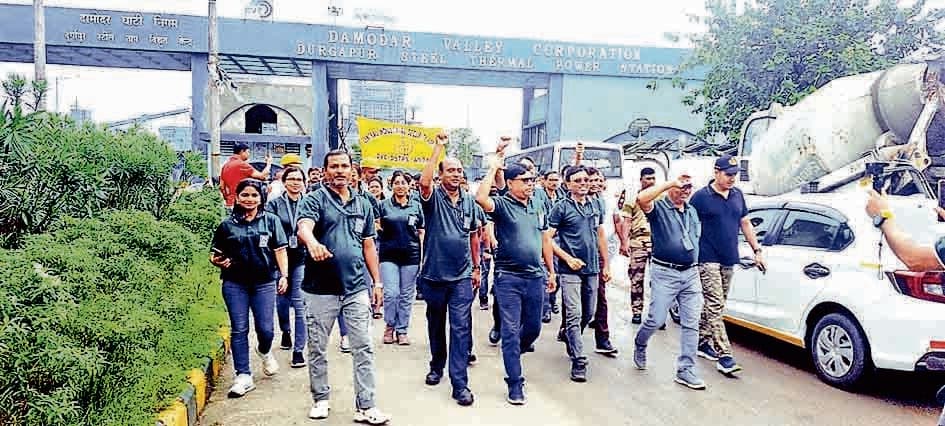 डीएसटीपीएस अंडाल में ‘रन फॉर डीवीसी’ आयोजित