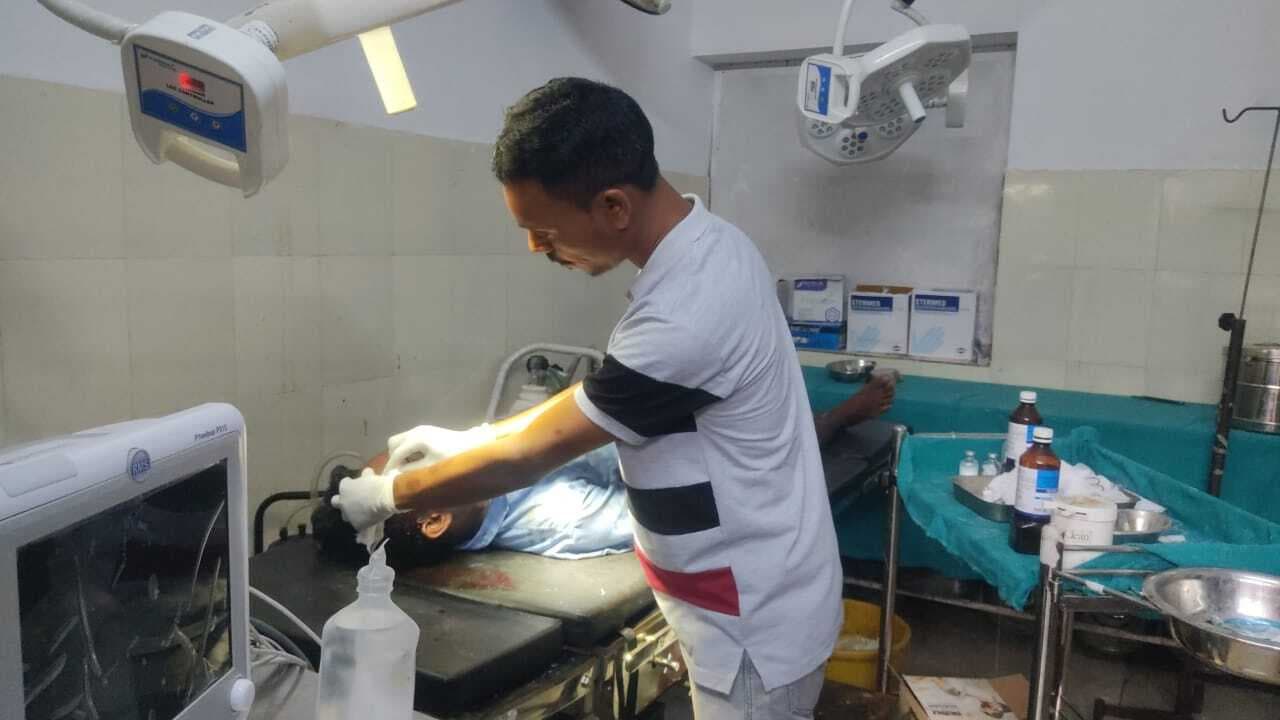 बाइक और साइकिल की टक्कर में दो लोग जख्मी