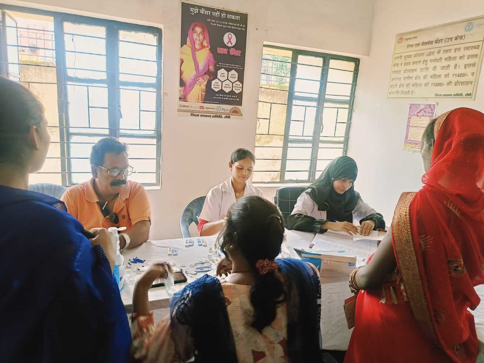 एएनसी शिविर में 99 गर्भवती महिलाओं की हुई जांच