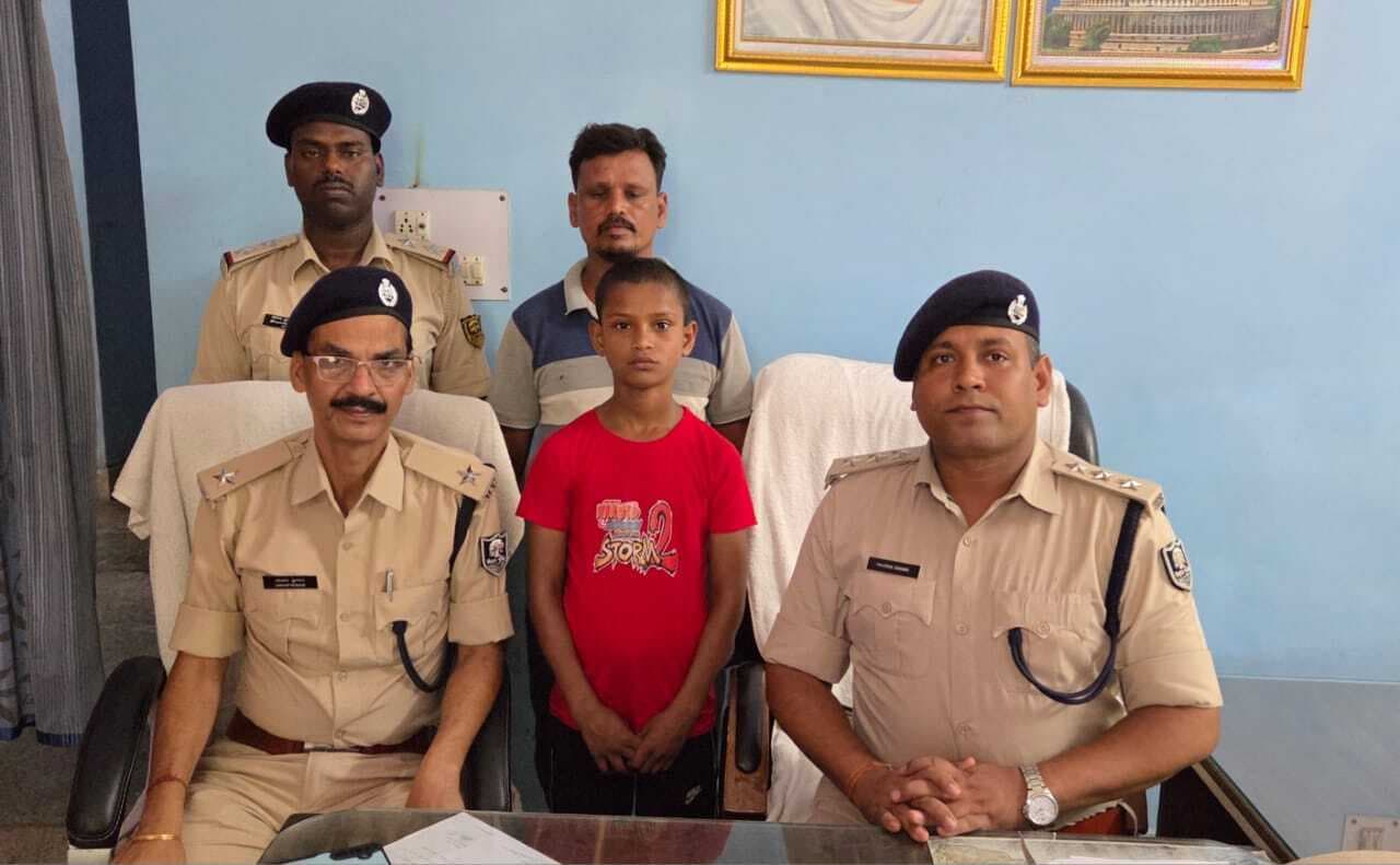 धमना से गायब बालक देवघर से बरामद