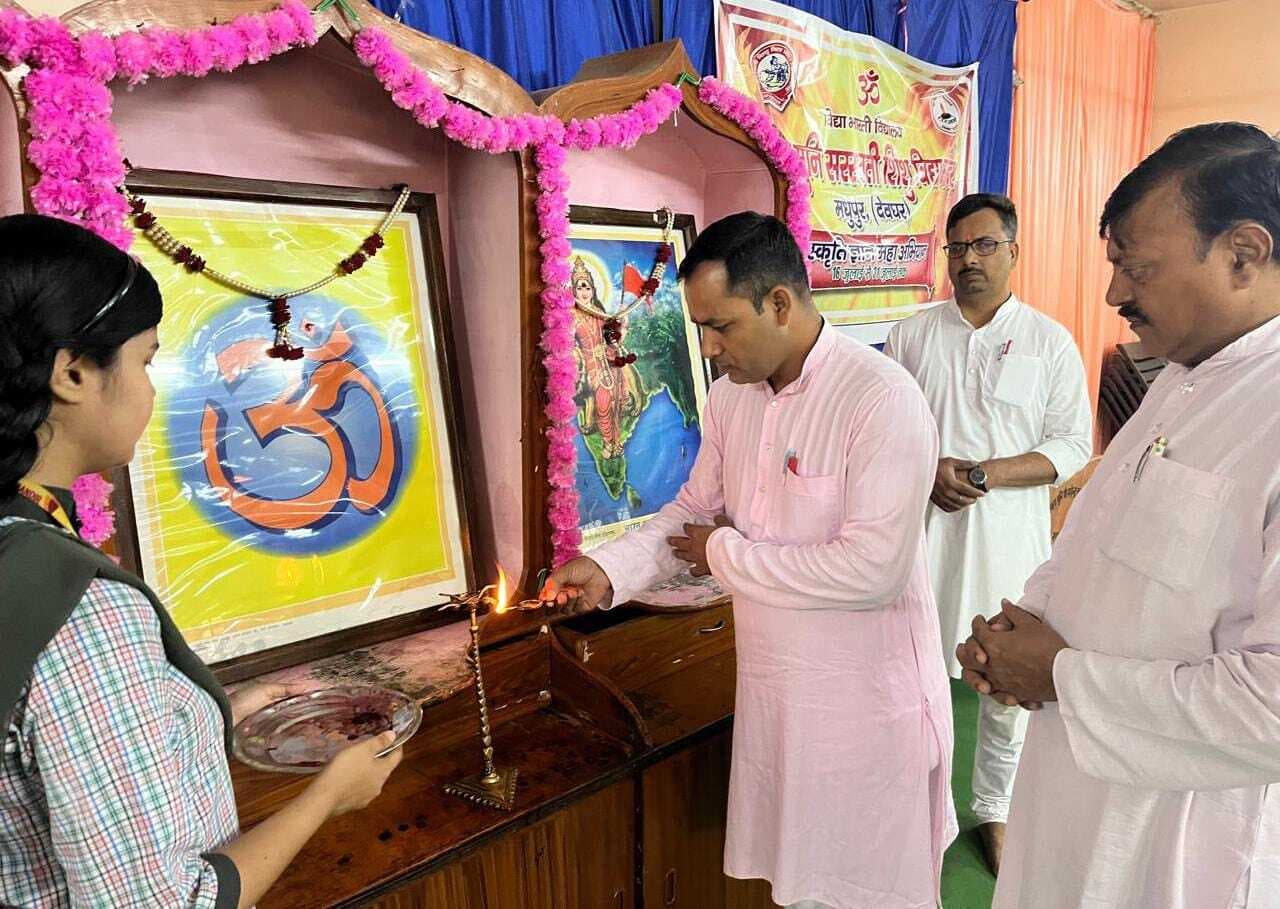 महेंद्र मुनि स्कूल में संस्कृति ज्ञान महाअभियान आरंभ