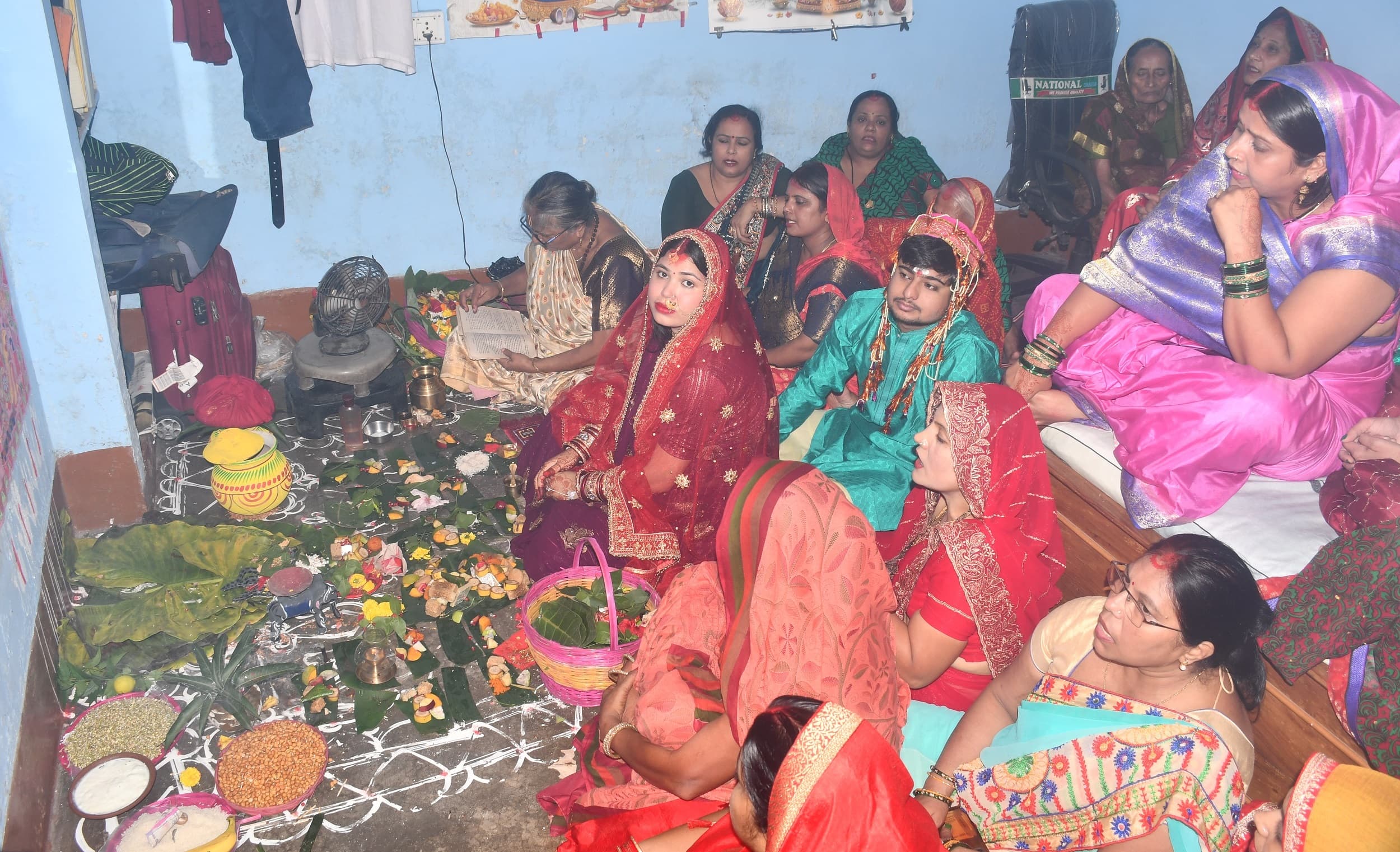 Bokaro News : पति की लंबी आयु की कामना के लिए मधुश्रावणी शुरू