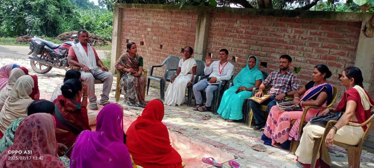 Samastipur : चौपाल में दी गयी परिवार नियोजन व दस्त नियंत्रण की जानकारी