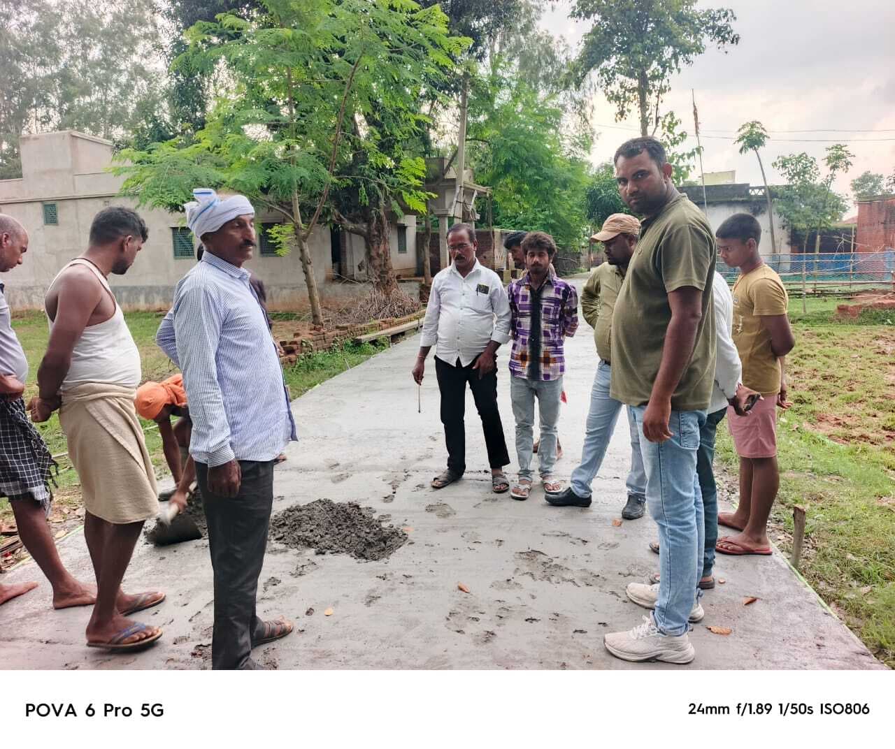 Giridih News :जांच में पीसीसी ढलाई में मिली अनियमितता