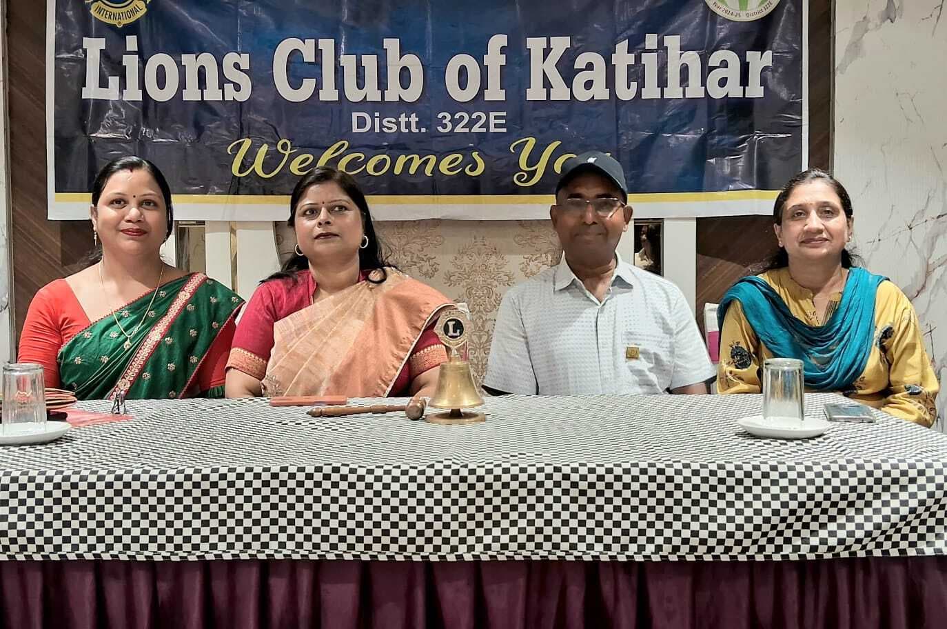 लायंस क्लब की अध्यक्ष काजल महासेठ व सचिव बने सुनील