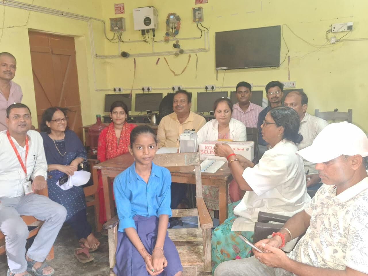 Samastipur News:हसनपुर में एचपीवी टीकाकरण अभियान का आयोजन