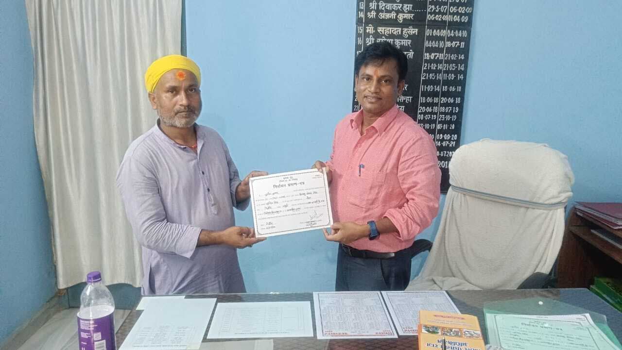 हिमांशु शेखर सिंह निर्विरोध पंच निर्वाचित