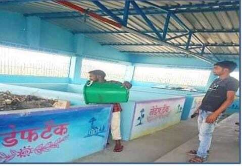 मनरेगा से बनाये गये कचरा प्रबंधन इकाई ने बदल दी गांव की तस्वीर