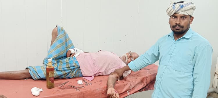 Bettiah : मगरमच्छ हमले में 70 वर्षीय वृद्ध किसान जख्मी अस्पताल में भर्ती गंडक नदी सोती रोहुआ नाला पार करने के दौरान मगरमच्छ ने बोला था हमला