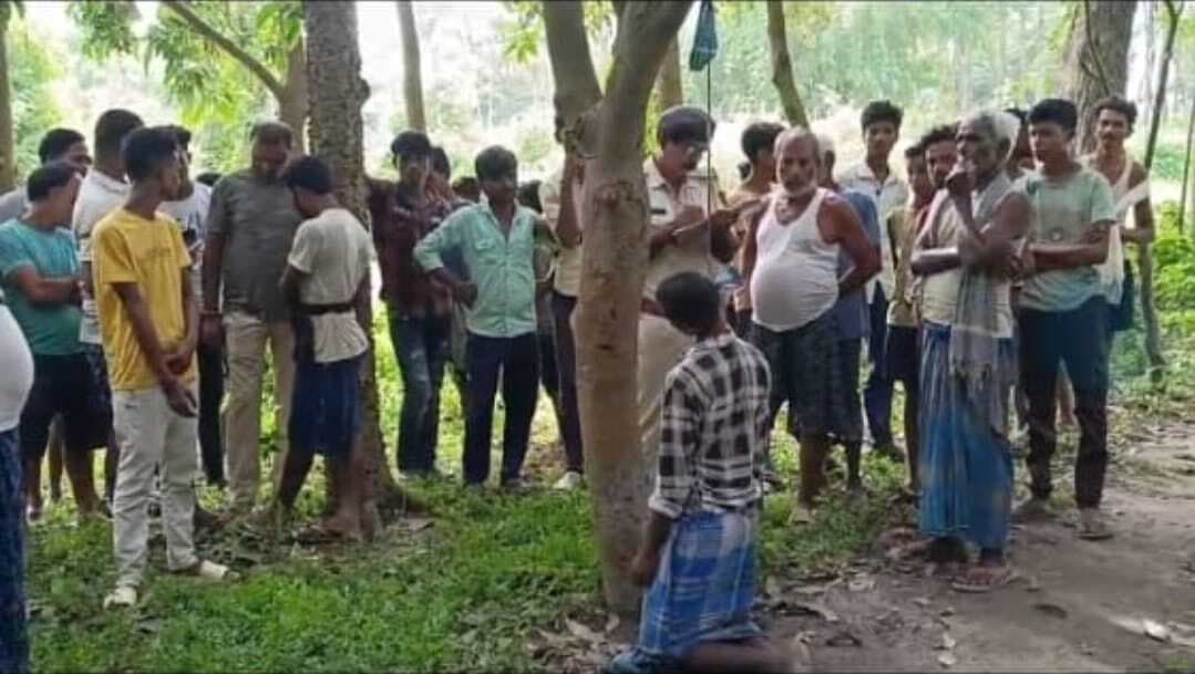 ससुराल आये युवक ने आम बगीचे में फांसी लगाकर दी जान