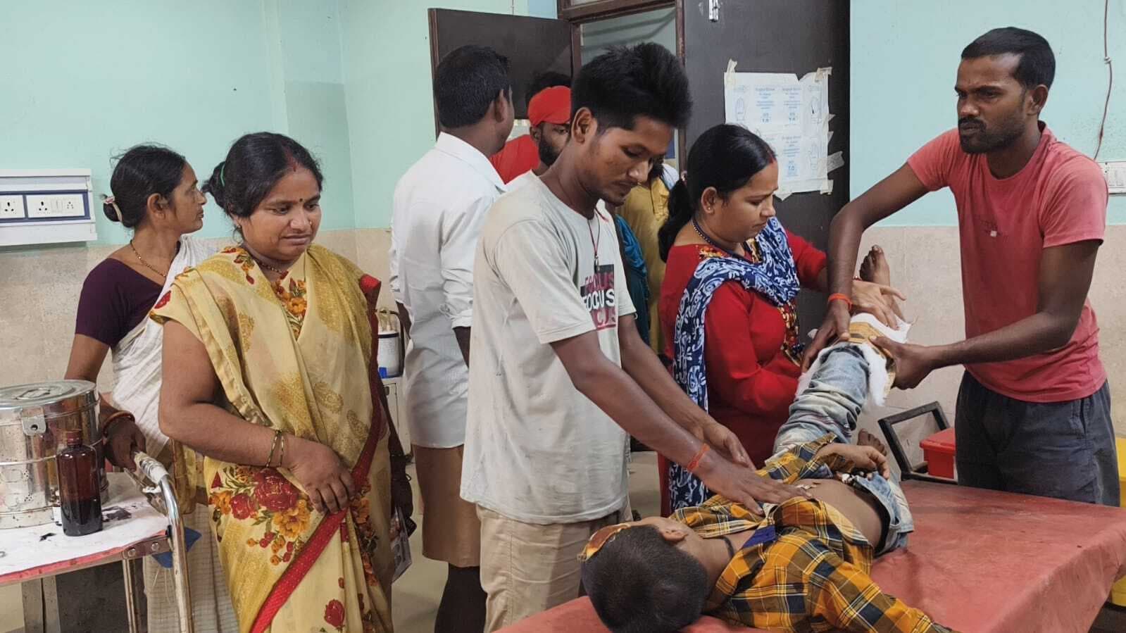 बाइक की ठोकर से बालक घायल, रेफर