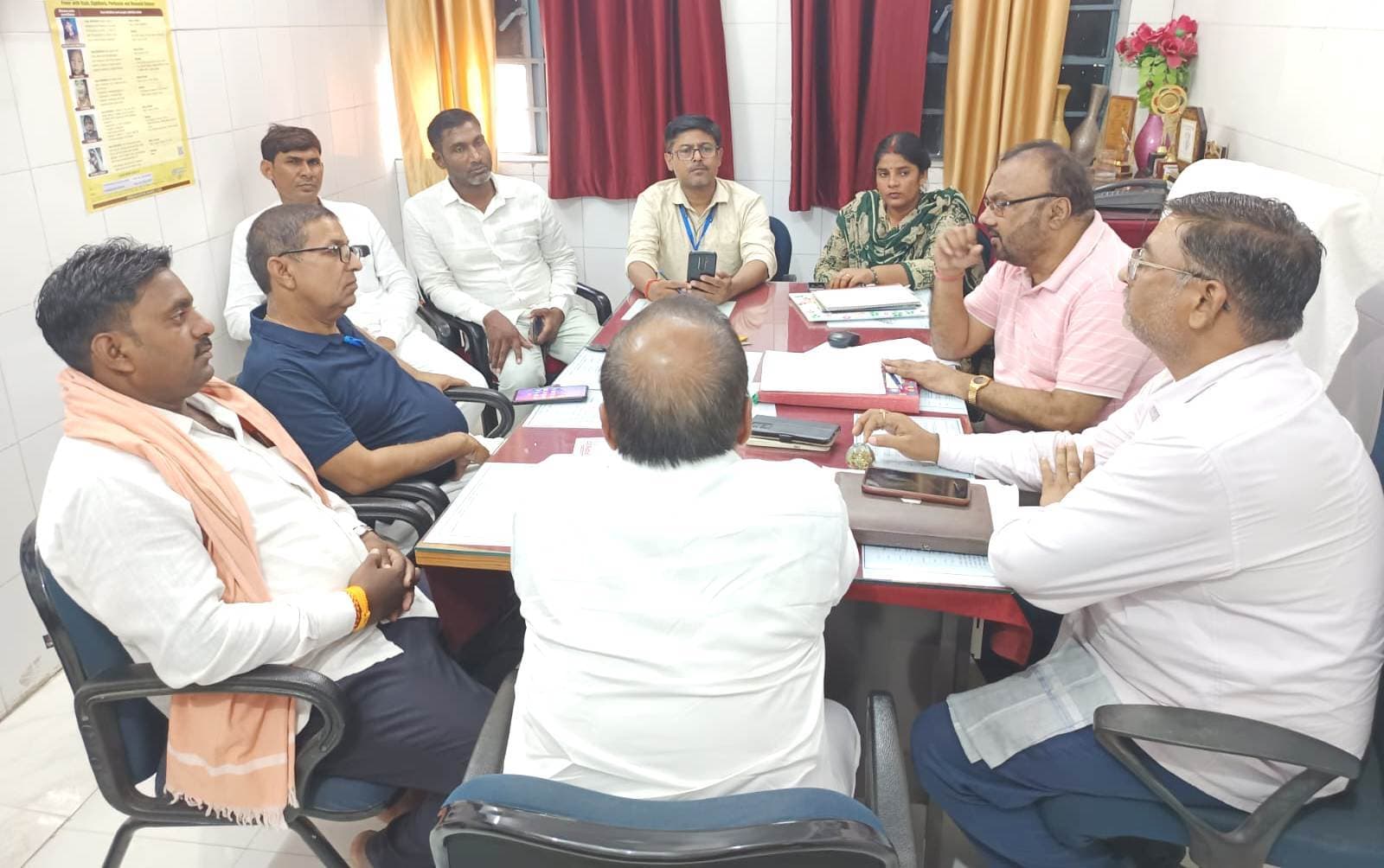 प्रखंड समन्वय समिति की बैठक में परिवार नियोजन की दी गयी जानकारी