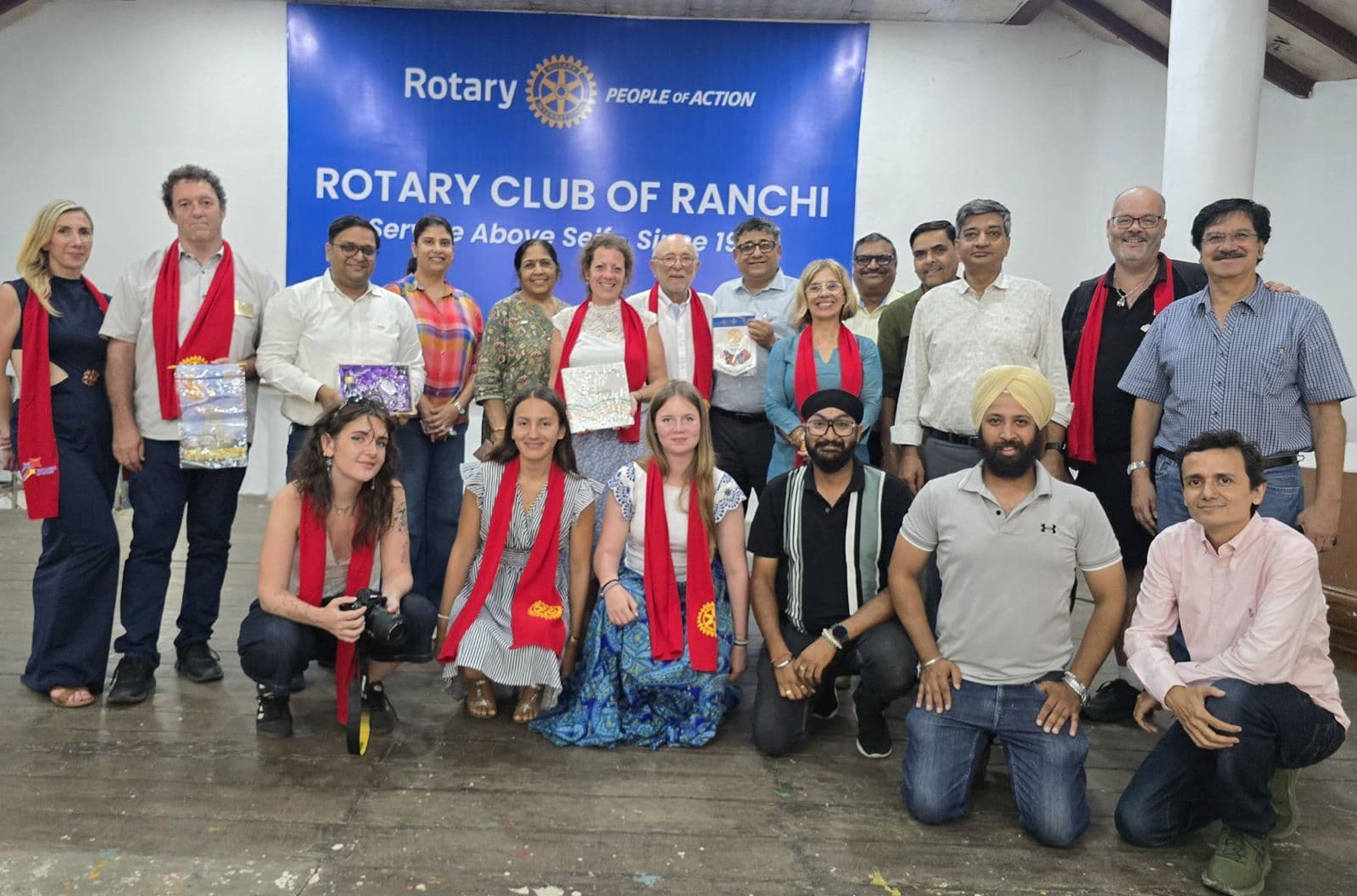Ranchi News : फ्रांस के रोटरी क्लब प्रतिनिधिमंडल का स्वागत