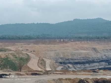 लगातार बारिश से राजमहल कोल परियोजना में कोयला खनन और डिस्पैच ठप