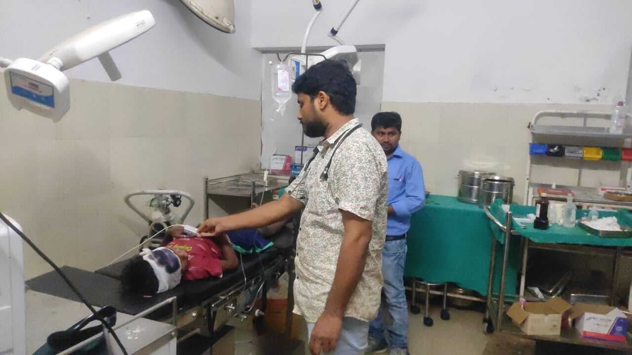 बाइक ने बच्चे को मारी टक्कर, रेफर