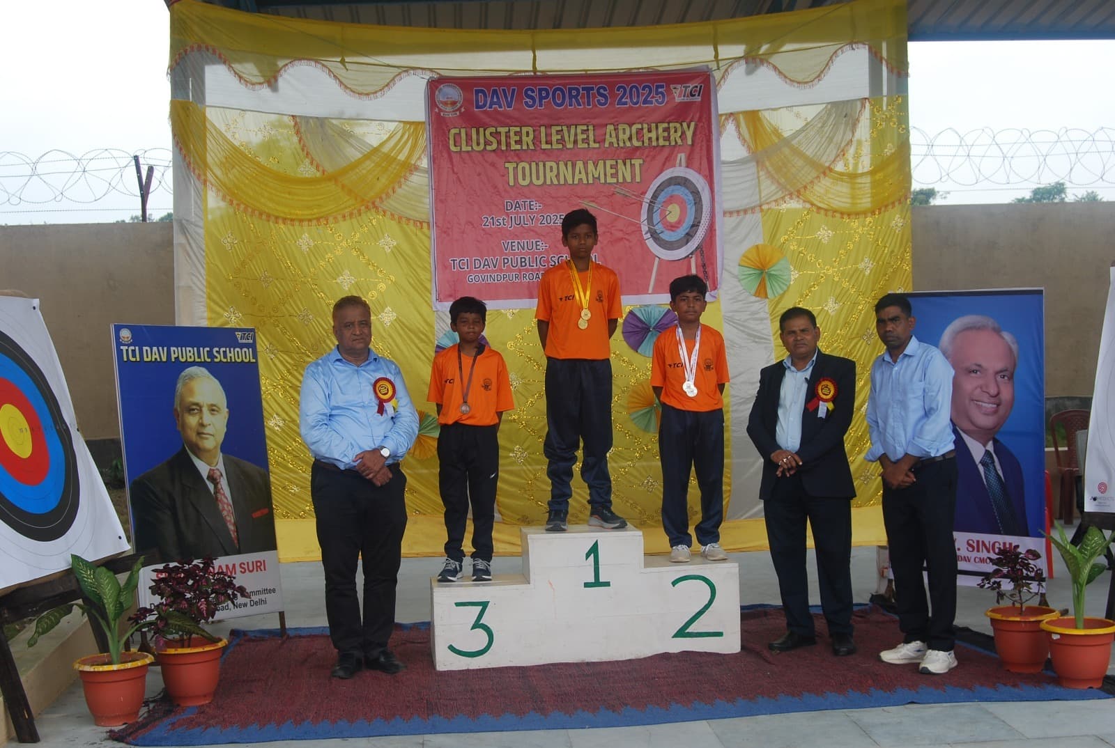 तीरदांजी प्रतियोगिता का आयोजन