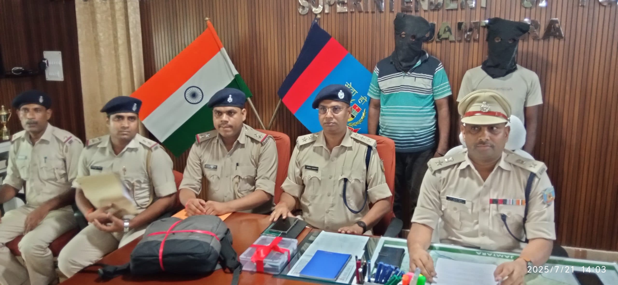 पुलिस बनकर अपहरण करने वाले गिरोह का दो सदस्य बंगाल से गिरफ्तार