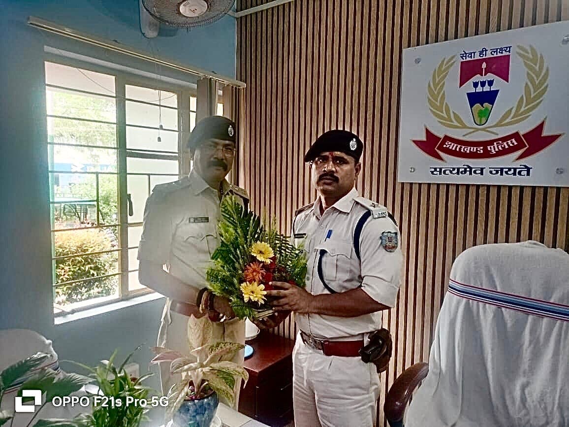 Giridih News: नगर थाना के नये प्रभारी बने इंस्पेक्टर ज्ञान रंजन