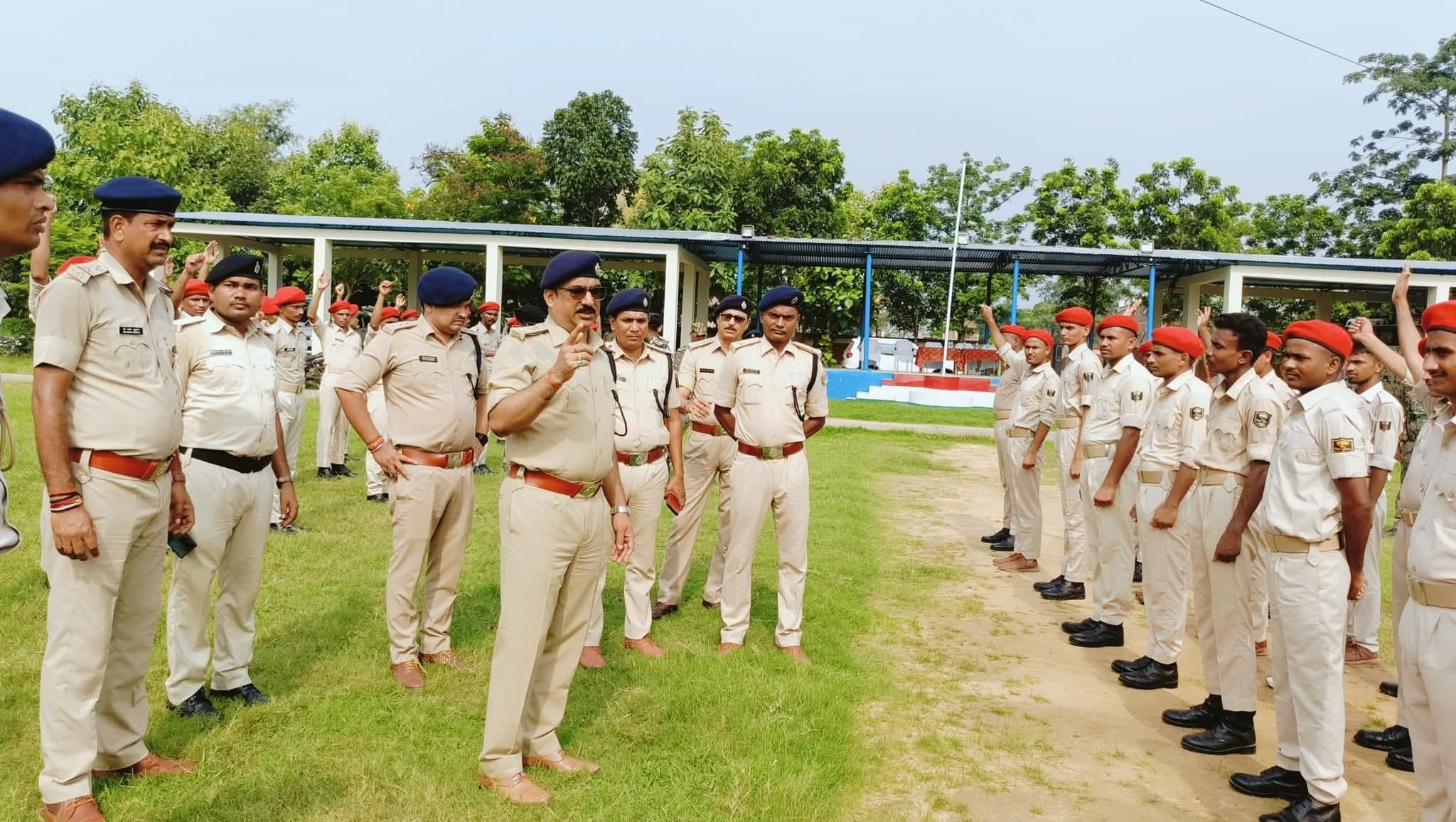 नवनियुक्त सिपाहियों का प्रशिक्षण सत्र शुरू