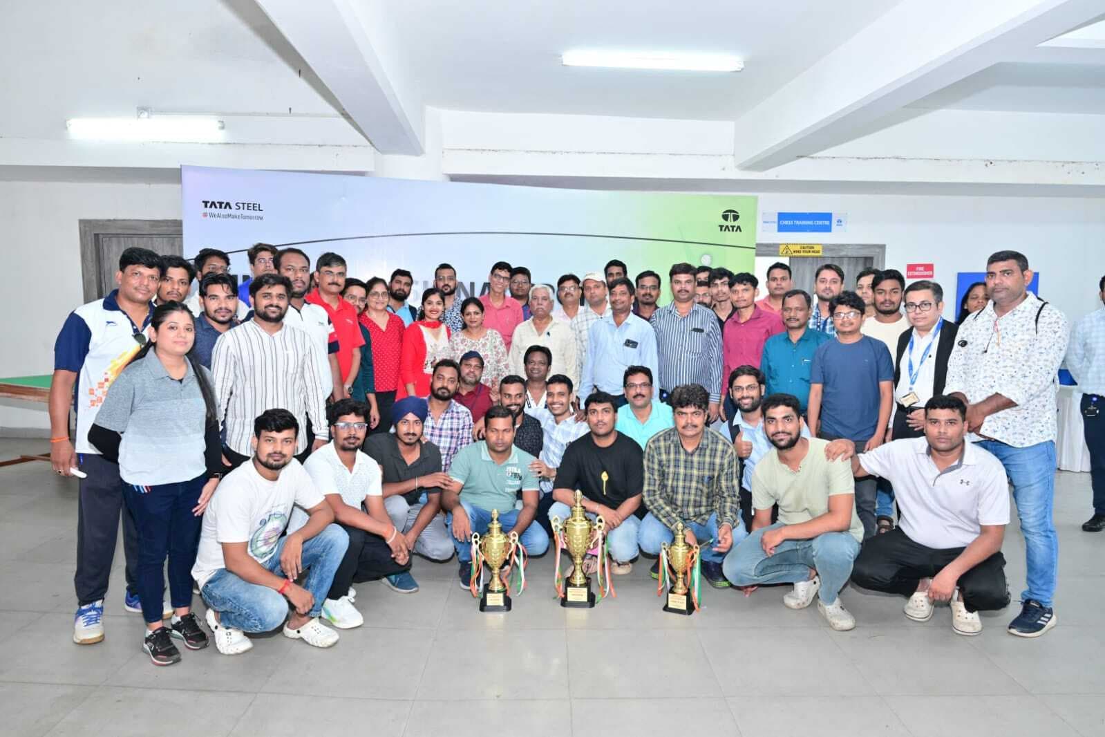 inter departmental chess tournament: शेयर्ड सर्विसेज से आदर्श कुमार बने विजेता