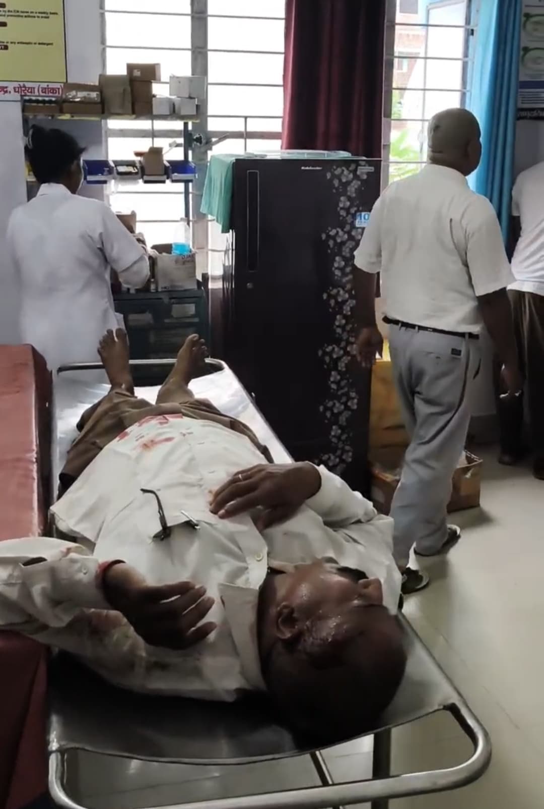 दो बाइकों की टक्कर में दोनों सवार जख्मी