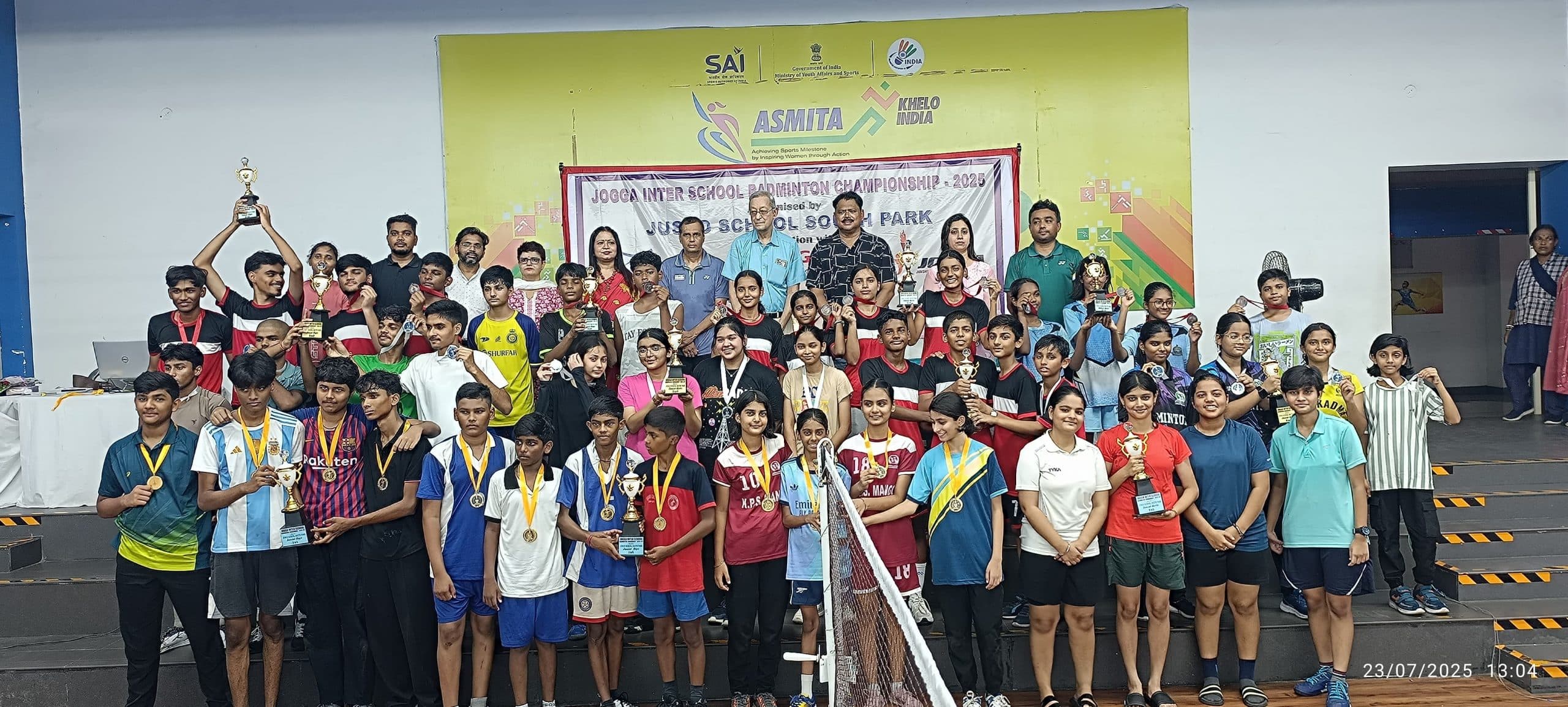 jogga inter school badminton championship: केपीएस मानगो, बारीडीह हाई स्कूल और कान्वेंट स्कूल चैंपियन