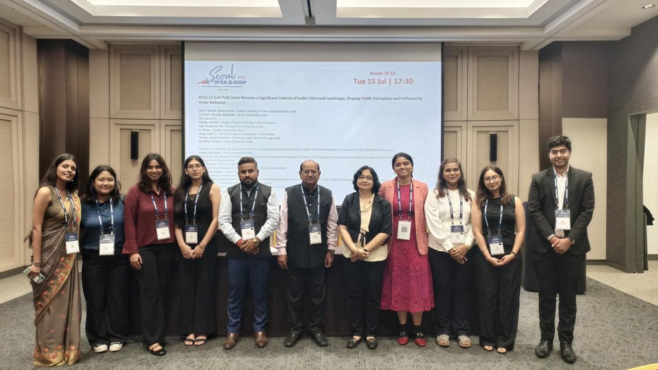 प्रो सरोज वर्मा ने सिओल में एग्जिट पोल और लोकतांत्रिक पारदर्शिता पर रखे विचार