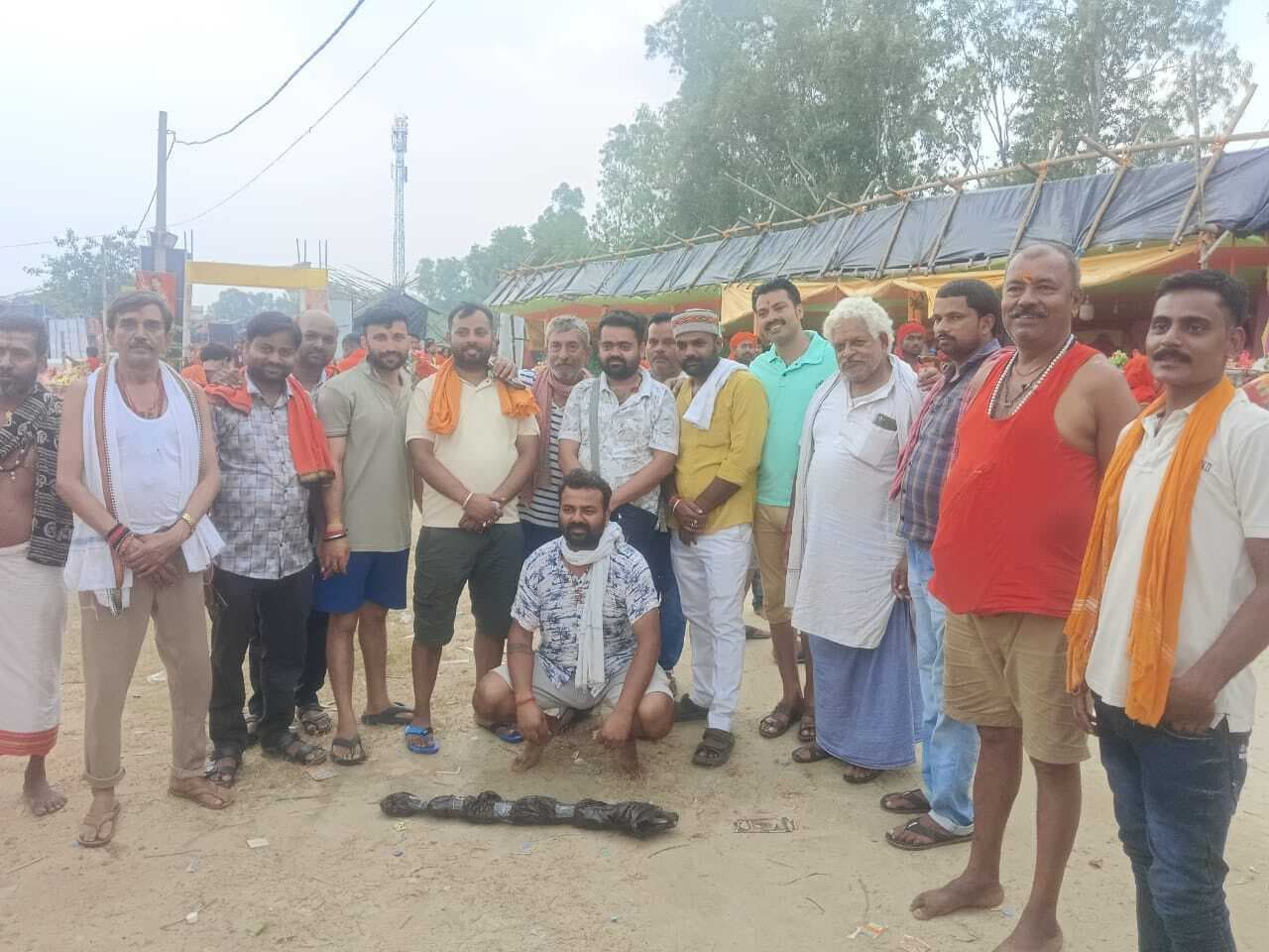 शिविर में सेवा कर्मियों को किया गया सम्मानित