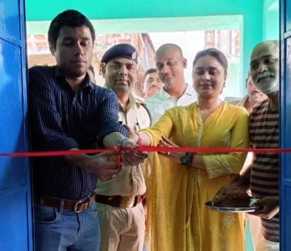 बंडोल महालित टोला में आधुनिक पुस्तकालय का शुभारंभ