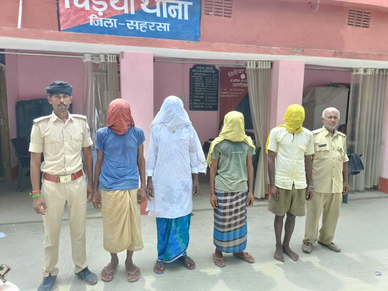 हत्या सहित अन्य मामले के आरोपी गिरफ्तार