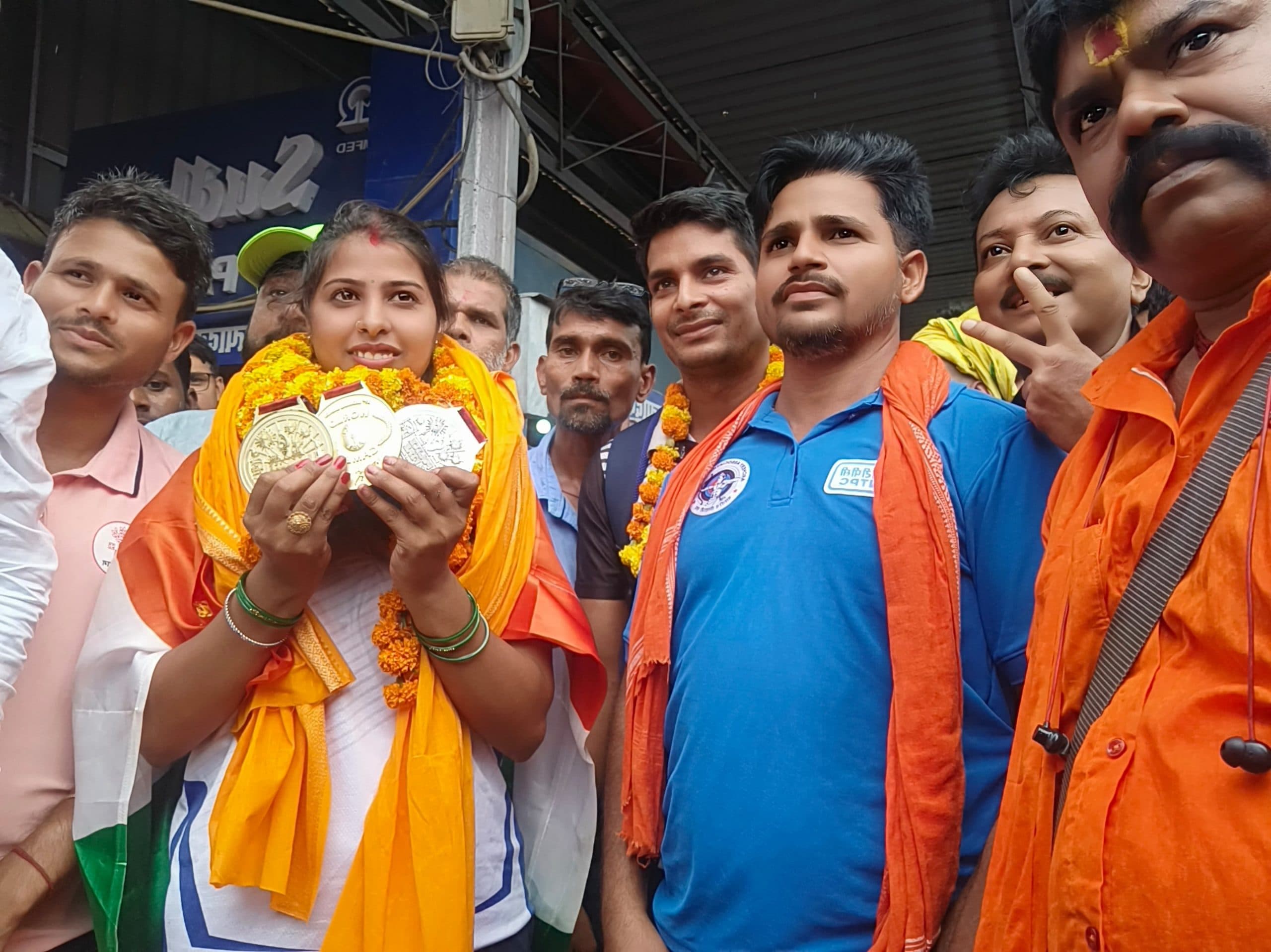 तीरंदाजी में विश्व गोल्ड मेडलिस्ट सपना कुमारी का हुआ स्वागत