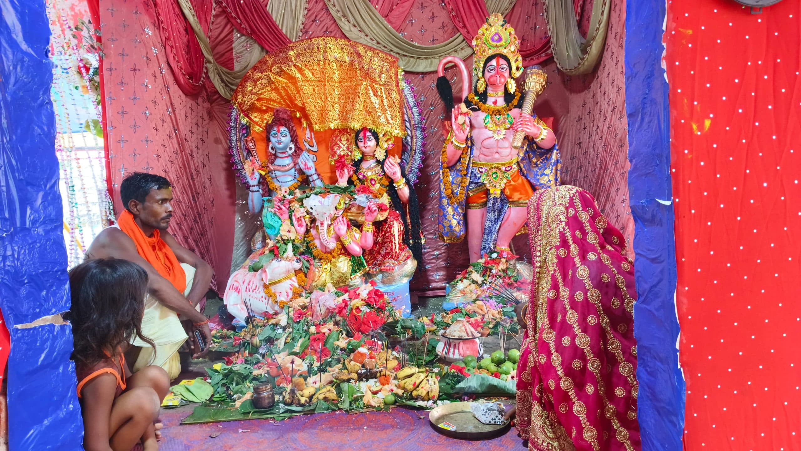 चक हाट में शिव मंदिर में 48 घंटे का शिवधुन अखंड संकीर्तन संपन्न