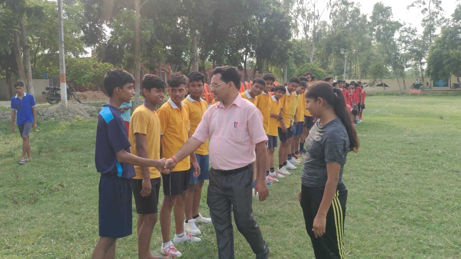 जवाहर नवोदय विद्यालय बलेसरा में इंटर हाउस फुटबॉल का हुआ जोशपूर्ण आगाज